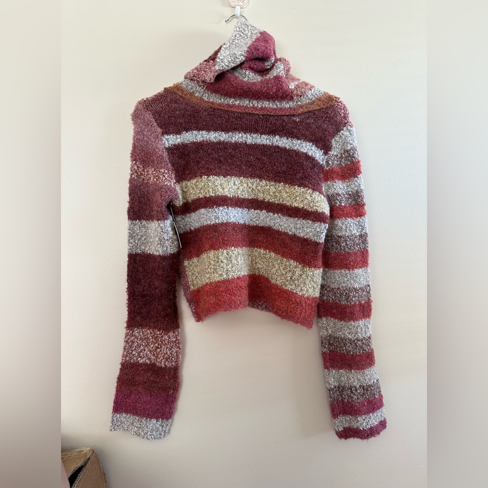 Free People Multicolor Striped Turtleneck Sweater - Picture 2 of 5